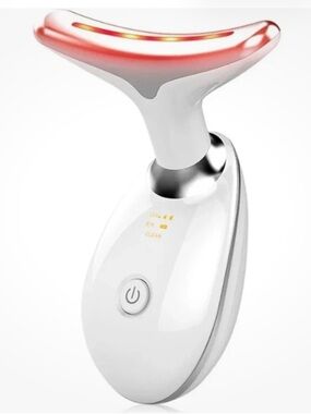 Aurora Face Sculpting Device LED Facial Beauty Wand - White with Red Light